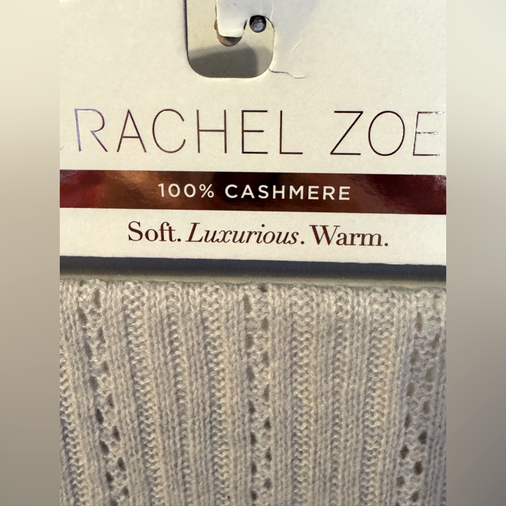 Rachel Zoe Women's 100% Cashmere Scarf - Beige 71 x 13